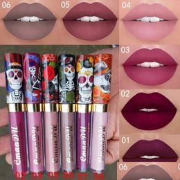 Lip Gloss CMAADU MATTE LIPSTICK MAGIM NUT -STIC METAL PEALE PEERKINGSCEN SKL Y Waterdichte vloeibare Veet Drop Delivery Health Beauty Makeup Lips Dhoff