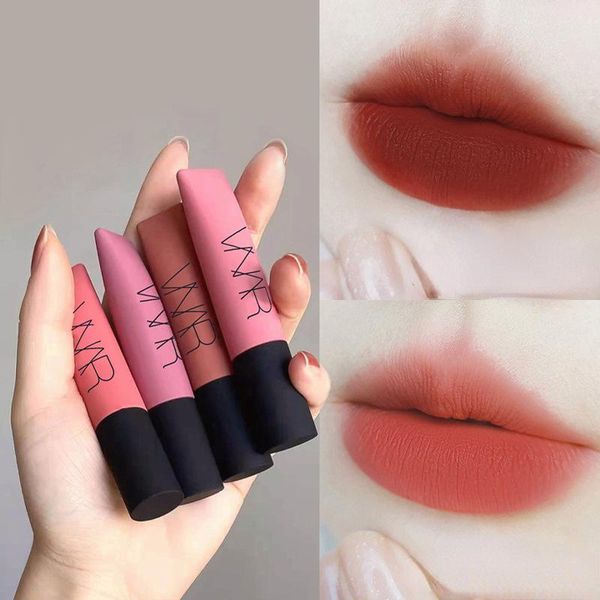 Brillo de labios Color Chili Pasta de frijol rojo Mate Impermeable y de larga duración Fácil de maquillar Lápiz labial de terciopelo sexy Belleza CosmeticsLip