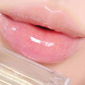 Brillant à lèvres cristal diamant gelée glaçure huile de verre transparente longue durée hydratant paillettes liquide rouge à lèvres maquillage cosmétique