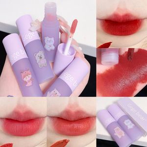 Lipgloss schattige bubbel fluweel rooskleur voeding vloeistof hydraterende lippenstift mollige lippen blijvende sexy cosmetica Koreaanse make -up