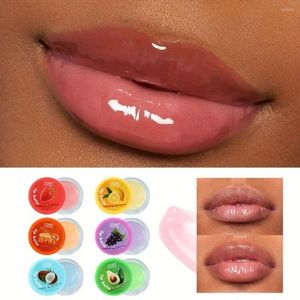 Lipgloss Diep Voedend Fruitsmaak Vervagen Lijnen Hydraterende Jelly Lippenstift Basis Langdurig Herstellen Droge Gebarsten Lippen