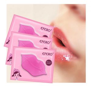 Brillo de labios EFERO Colágeno Máscara Almohadillas Parche para parches Hidratante Exfoliante Labios Plumper Pump Essentials Care Mujeres