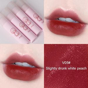 Lip Gloss Elecool Pink Tube Mat Velvet Langdurige waterdichte vrouwen Roodbruine Tint Mud Koreaanse cosmetica Make-up Girl cadeau