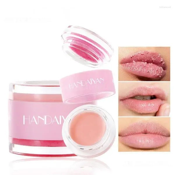 Lip Gloss Exquisito y Compact Sleep Mask Retire la película de piel muerta Film Lips Care Do-in-One Double Effect Hidrurizar