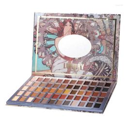 Lip Gloss Eyeshadow Palet 60 Colors Parelscent Matte Combinatie Waterdichte make -up