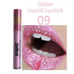 Lip Gloss Fashionable Women Lipstick Cosmetics Waterdichte lippen Metallic Shining Langdurige magische kleur glanzend