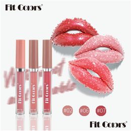 Lipgloss fit kleuren mistige vloeistof lippenstift waterdichte lipgloss 8 kleur matte cosmetische langdurige buis druppel levering gezondheid schoonheid dhdb0