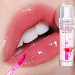 Lipgloss Bloemenolie Voedende kleuren Steeds veranderende lippen Voller Hydraterend Lijntjes verminderen Langdurige cosmetica