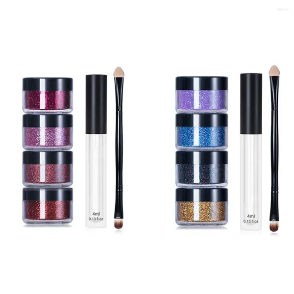 Kit de brillo de labios, cosméticos convenientes de larga duración, herramientas de maquillaje, colores frescos