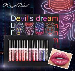 Lipgloss Halloween Glazuur Set 12 Kleuren Sexy Vrouwen Lippenstift Waterdicht Langdurig Vochtig Levendig Kleurrijke Lipgloss Makeup4105997