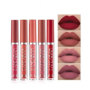 Brillo de labios Handaiyan Base sexy Líquido Lápices labiales Organizador Acabado mate Impermeable Duradero Mini Tubos de brillo de labios finos al por mayor Lipp Dhzeo