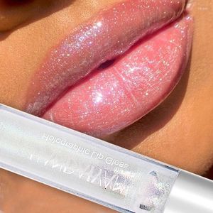 Lipgloss holografische glitter 6 kleuren waterdichte zeemeermin glans vloeibare lippenstiften langdurige make -up tint vrouwen cosmetica