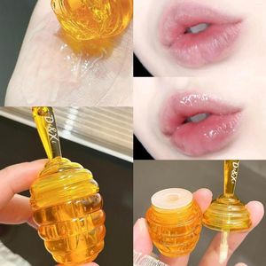 Brillant à lèvres huile de pot de miel longue durée réparation non collante hydratant teinte hydratante sérum de soin dodu