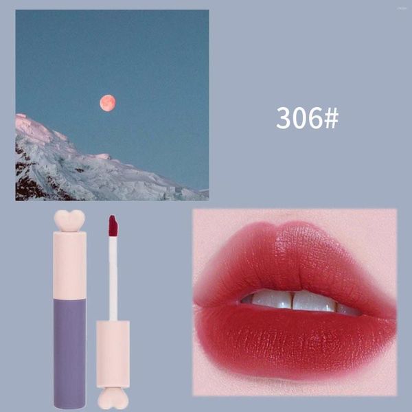 Brillo de labios I Am Smart Lipstick Xinmu Air Fog Feeling Color de barro Boca Red Female Glaze Face Velvet Cheek Doble propósito
