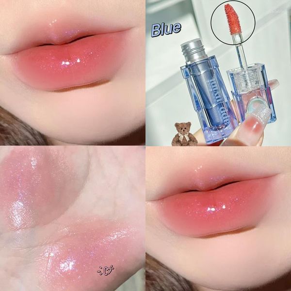 Brillant à lèvres glace miroir gelée eau lumière Orange rouge à lèvres hydratant teinte hydratante encres durables maquillage coréen Sheglam