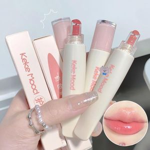 Lip Gloss Jelly Peach Pigmenten Zorg hydraterende essentie Clear Lipstick getinte glazen glazuur blijvende make -up lippen cosmetica