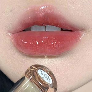 Brillant à lèvres Kawai cerise rose cristal gelée huile mignon coréen longue durée peinture imperméable pour Augmentation cosmétique
