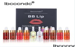 Brillant à lèvres coréen Bb sérum à lèvres Glow Ampoe Gloss Kit de démarrage Lipgloss Pigment lèvres coloration humide Microneedle rouleau livraison directe 24037722