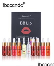 Brillant à lèvres coréen Bb sérum à lèvres Glow Ampoe Gloss Kit de démarrage Lipgloss Pigment lèvres coloration humide Microneedle rouleau livraison directe 25516315
