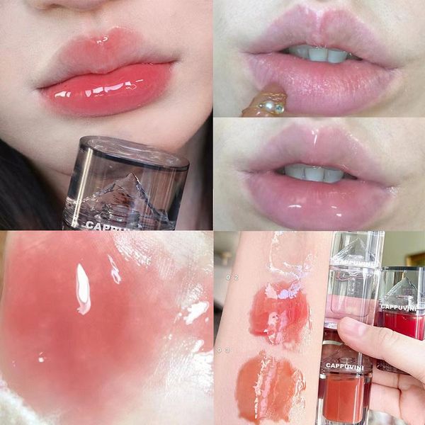 Brillo de labios coreano Iceberg lápiz labial Mini multicolor Natural hidratante miel gelatina mate esmalte mujeres maquillaje belleza