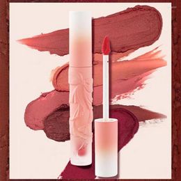 Brillo de labios Lameila mariposa coreana en relieve terciopelo de larga duración esmalte mate hidratante lápiz labial impermeable maquillaje de belleza cosméticos