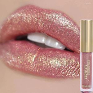 Lipgloss Blijvende Glitter Spiegel Waterdichte Parel Sexy Rode Vloeibare Lipstick Hydraterende Lange Glanzende Vrouwen Make-up Cosmetische