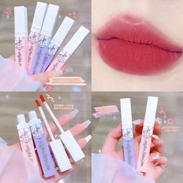 Lip Gloss Lichtgewicht Zachte matte romige lippenstift Velvet Glazuur Langdurige gladde wang make -up blusher Rich Color Cosmetics