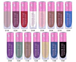 Lip Gloss Liquid Lipstick Make -up Waterdichte lange luster 3 kleur hele cosmetica kus kusdirecting 6304884