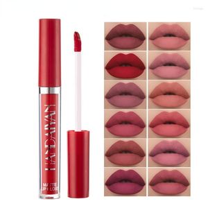 Lipgloss Vloeistof Hydraterende Matte Non-stick Cup Niet gemakkelijk te vervagen Lipstick Dunne buis