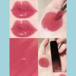 Lip Gloss Luxury merk Lip Gloss 5 5ml Rouge Shine Liquid Color 0 18fl oz lippen Make -up 3color 75 63 64 Drop levering 2022 Gezondheid Beau DHPJB