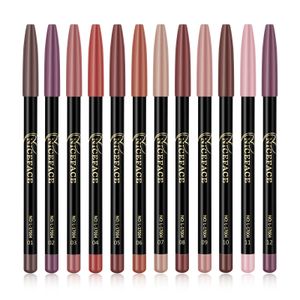 Lipgloss Make-up Tools Waterdichte Lip Lipstick Kit Wijzig Lijn Potloden Houten Pak 231128