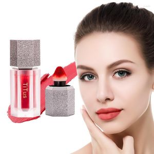 Lipgloss Matte Lippenstift Langdurig luchtfluweel Niet vervagend Zijdeachtige make-up Kleur Roze glazuur voor meisjes