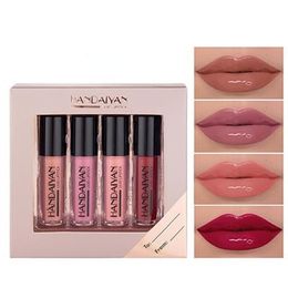 Lip Gloss Mirror Glaze Glosslipstick 4 sticks Setwaterbestendig Mattelipstick Set Oil Plumper Lipgloss Lipsticklip