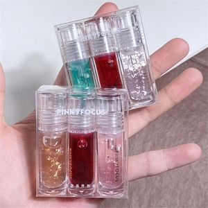 Brillant à lèvres miroir eau-légère glaçure Transparent brillant huile de verre hydratant étanche liquide rouge à lèvres teinte cosmétique