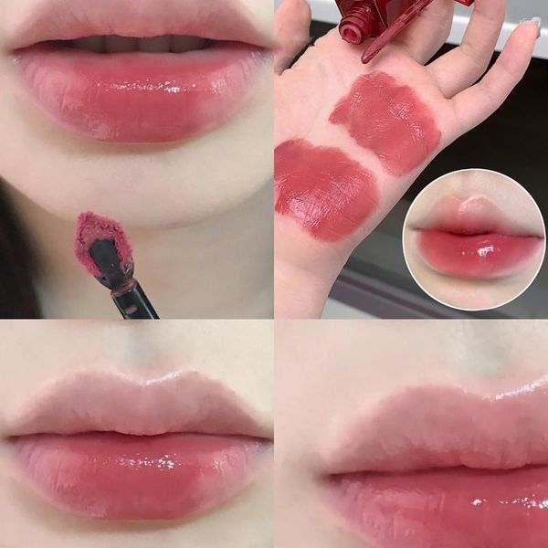 Brillant à lèvres hydratant miroir gelée étanche longue durée rouge à lèvres cristal Transparent femmes maquillage cosmétiques