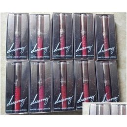 Lip Gloss Nabla Holiday Collection Dreamy 10 Colors Matte Liquid Lipstick Metal Waterdicht door Epacket DHS Drop Delivery Health Beaut Dhndt