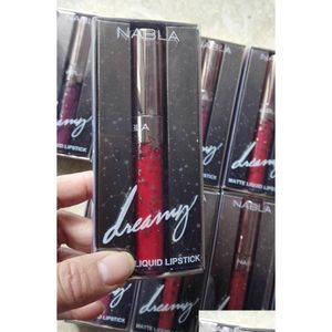 Lip Gloss Nabla Holiday Collection Dromy Matte Liquid Lipstick Metaal Waterdicht door Epacket Drop Delivery Health Makeup Lips Dhn69