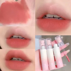 Lipgloss Naakt Rood Bruin 6 Kleuren Waterdicht langdurige Hydraterende Vloeibare Lipsticks Fluwelen Modder Koreaanse Cosmetica Tint