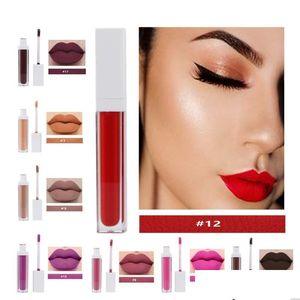 Brillant À Lèvres Pièce Mat Liquide Rouge À Lèvres Marque Privée Maquillage Étanche Coupe Antiadhésive Nude Lipgloss Pigment En Gros Pas De Logo Drop Deli Dhmpe