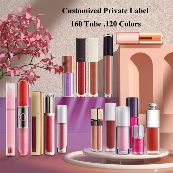 Brillant à lèvres Private Label Vegan Waterproof Matt Lipstick Tint Long Lasting Lipgloss Wholesale For Business Eyeshadow Brow Gel 230801