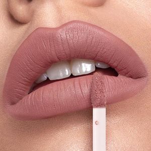 Lipgloss rood roze fluweel matte vloeistof lippenstift naakt lippen make-up waterdichte langdurige anti-aanbak cup tint cosmetica