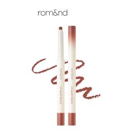 Lipgloss ROMAND Lip Matte Pencil 6 kleuren om uit te kiezen lippotlood met vingerborstel schetst langdurige waterdichte cosmetica 231128