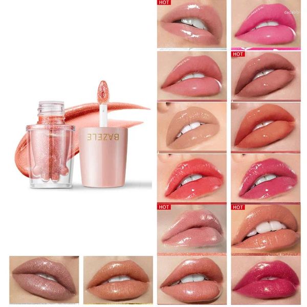 Brillo de labios Sdatter Mini lindo gato esmalte color tinte líquido lápiz labial maquillaje hidratante impermeable