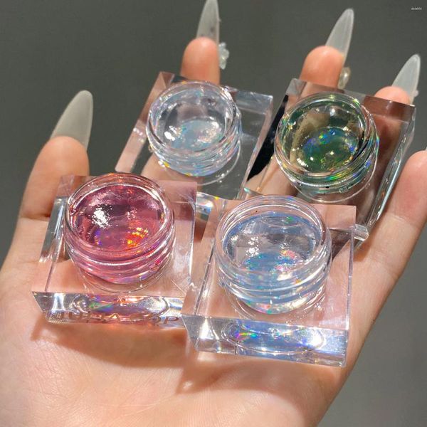 Brillo de labios Labios mágicos brillantes y rubor Glassy Multi 2 en 1 Maquillaje resistente al agua para mejillas Natural de larga duración