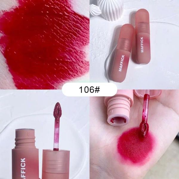 Rouge à lèvres lisse et mat, imperméable, longue durée, Mini teinte liquide rouge, glaçage Portable, maquillage, cosmétique féminin