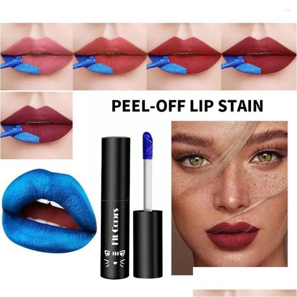 Brillant à lèvres Tear Glaze Activateur Mist Lock Couleur Matte Facile est teint avec le maquillage de surface du rouge à lèvres Supprimer pas Bas W2N2 Drop Delivery Healt Otdj5