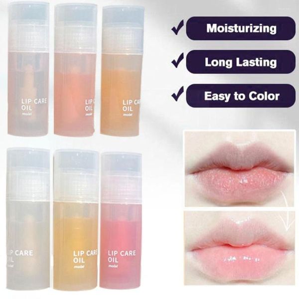 Brillant à lèvres huile plus dodue transparente brillant à lèvres liquide incolore rouge à lèvres hydratant sérum hydratant apprêt C X4X5