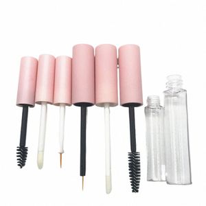 Tube de brillant à lèvres 1,5 ml 5 ml 10 ml Bouchon rose vide Lipgloss Mascara Tube Eyel Tube Brillant à lèvres Bouteille Emballage Lipgloss Ctainer h9ye #