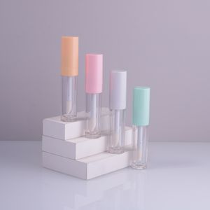 Lipglosstubes met wandborstel Lege 8 ml hervulbare lipglossflessen Ronde lippenbalsemfles Transparante containers met stoppen