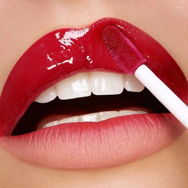 Rouge à lèvres liquide hydratant, brillant à lèvres, miroir d'eau, clair, léger, tasse antiadhésive, brillant, beauté, maquillage, cosmétiques